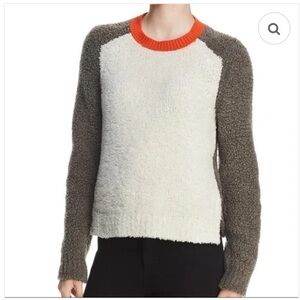 Rag & Bone Orange and Green Knit Sweater